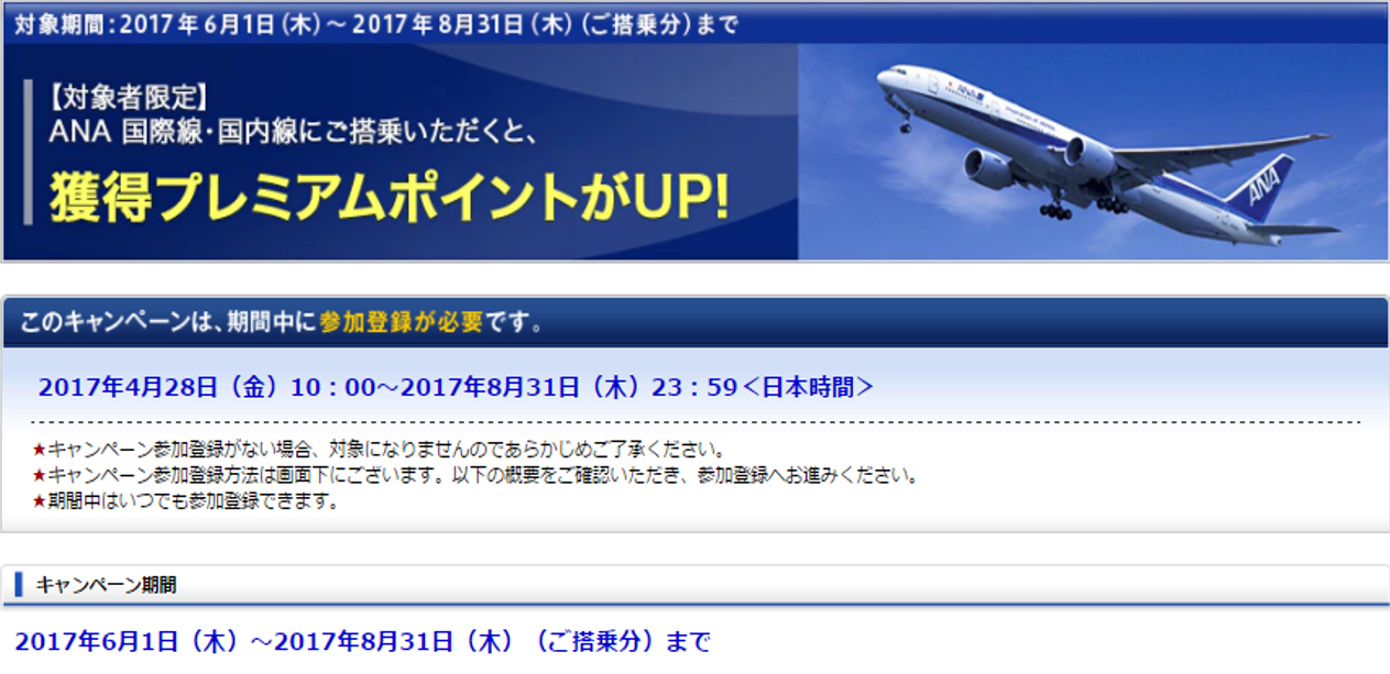 Sfc修行の手助けに Anaプレミアムポイントupキャンペーン実施 対象者は 通常のppより5 10 プレゼント
