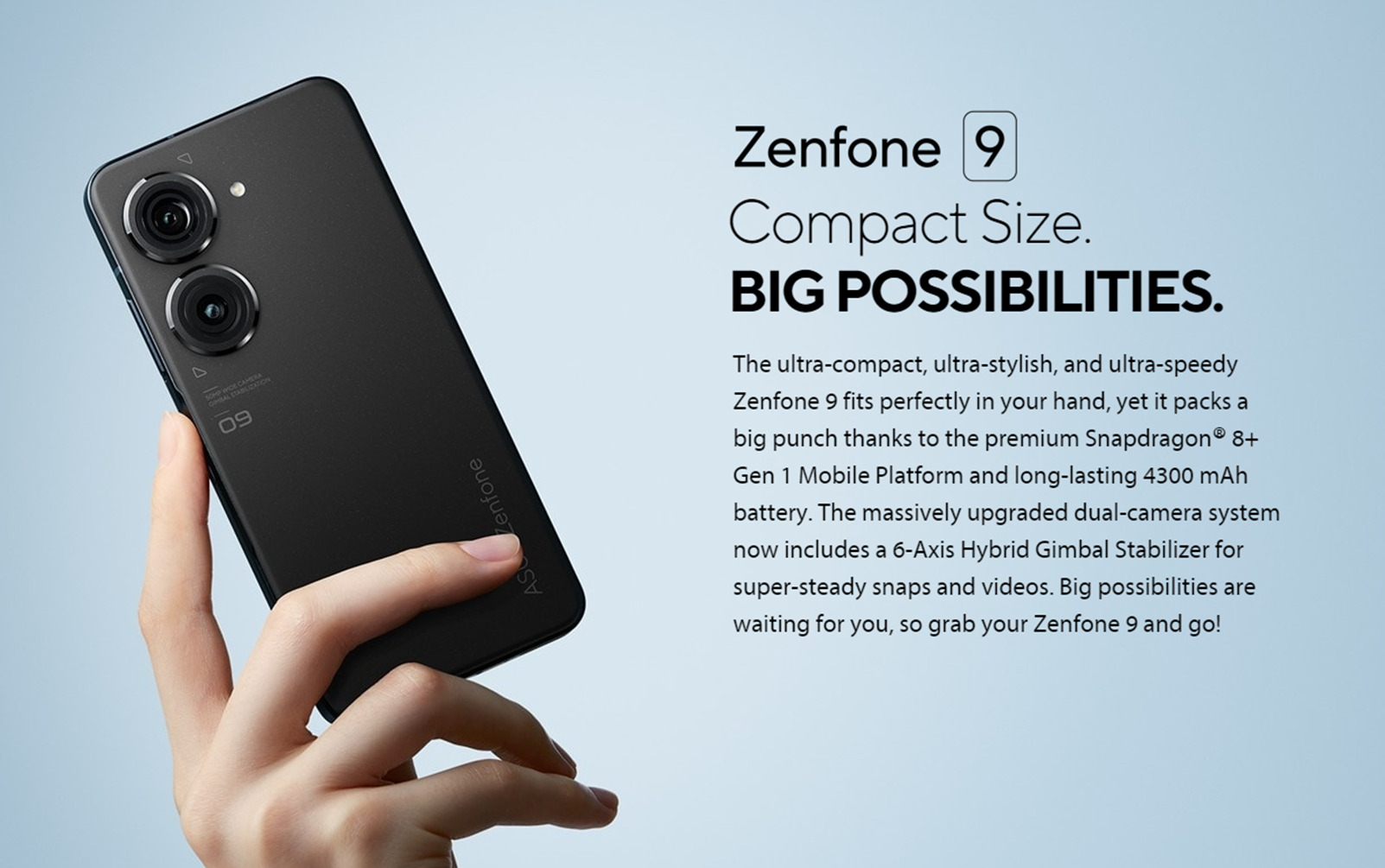 ZenFone 9 (RAM16GB) ミッドナイトブラック 256 GB国内版