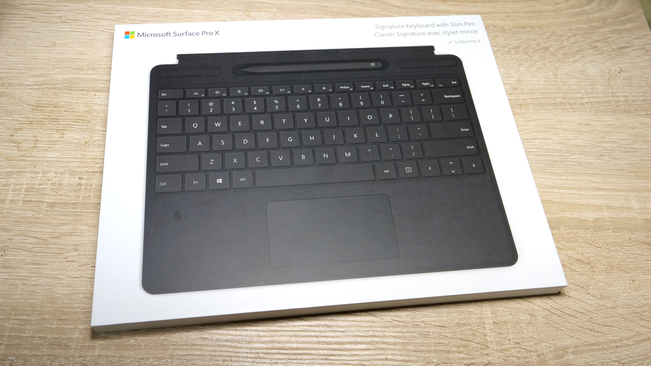 Surface Pro X開封レビュー!!漆黒で上質なボディー, これは神機の予感!!